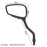 Adjustable Skull Claw Bicycle Rearview Mirrors (Black)