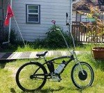 Adjustable Skull Claw Bicycle Rearview Mirrors (Black)