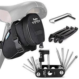 WOTOW 14-in-1 Bike Repair Tool & Saddle Bag