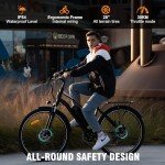 EVERCROSS EK28 28" Adult Electric Mountain Bike