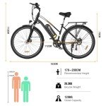 EVERCROSS EK28 28" Adult Electric Mountain Bike