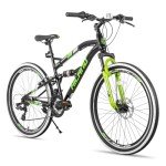 HILAND 26" Full-Suspension Mountain Bike for All