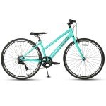 AVASTA Women's Lightweight 7-Speed Hybrid Bike - Mint Green