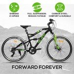 HILAND 26" Full-Suspension Mountain Bike for All