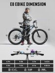 E·Bycco 29" Electric Mountain Bike, 750W Power