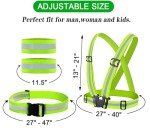 Reflective Safety Vest with Adjustable Glow Belt
