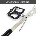 Extra Long Bike Pedal Wrench and Removal Tool