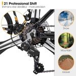 Hiland 26" Mountain Bike with 21 Speed Drivetrain