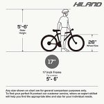 Hiland 26" Mountain Bike with 21 Speed Drivetrain