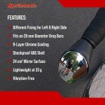 Lightweight Adjustable Rear View Mirror for Cyclists