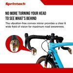 Lightweight Adjustable Rear View Mirror for Cyclists
