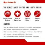 Lightweight Adjustable Rear View Mirror for Cyclists