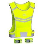 High Visibility Reflective Running Vest for Cyclists