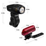 USB Rechargeable Super Bright Bike Light Set