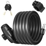 Titanker 6-Foot Heavy-Duty Bike Lock Cable