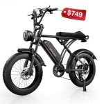Movcan V60 1000W Electric Fat Tire Bike