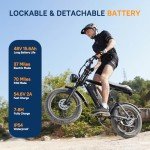 Movcan V60 1000W Electric Fat Tire Bike