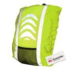 High-Visibility Waterproof Backpack Cover for Cyclists