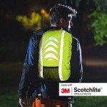 High-Visibility Waterproof Backpack Cover for Cyclists