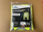 High-Visibility Waterproof Backpack Cover for Cyclists