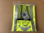 High-Visibility Waterproof Backpack Cover for Cyclists