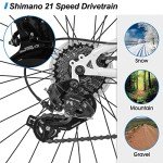 Hiland 26-Inch Full-Suspension Mountain Bike - 21 Speeds