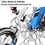 Hiland 26-Inch Full-Suspension Mountain Bike - 21 Speeds