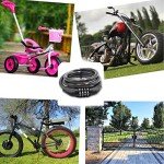 4-Digit Resettable Bike Cable Lock - 32 Inch