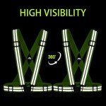 Oliumt High Visibility Reflective Running Vests - 2 Pack