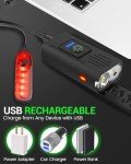 Bright USB Rechargeable Bike Light Set - Front & Rear