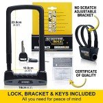 Heavy-Duty U Lock for Bikes and Scooters