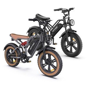 HAPPYRUN 20" Fat Tire Electric Bike for Adults