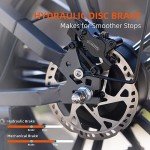 HAPPYRUN 20" Fat Tire Electric Bike for Adults