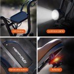 HAPPYRUN 20" Fat Tire Electric Bike for Adults