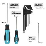 DURATECH 35PC Bike Repair Tool Kit with Case