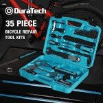 DURATECH 35PC Bike Repair Tool Kit with Case