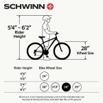 Schwinn Network 3.0 Men's Hybrid Bicycle, White/Blue