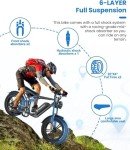 2000W All-Terrain Electric Bike with Removable Battery