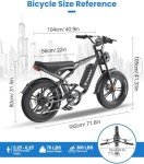 2000W All-Terrain Electric Bike with Removable Battery