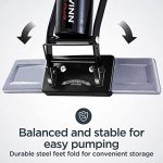 Foot Pump with Steel Feet & Pressure Gauge