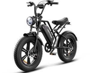 HAPPYRUN 20" Fat Tire Electric Bike for Adults