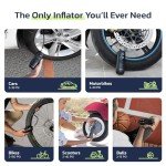 Portable Electric Tire Inflator with Gauge, 150PSI
