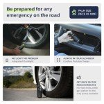 Portable Electric Tire Inflator with Gauge, 150PSI