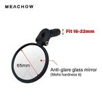 Upgraded Bar End Bicycle Mirror with HD Glass
