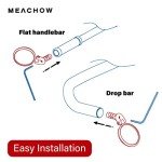 Upgraded Bar End Bicycle Mirror with HD Glass