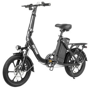 Gotrax NEPHELE 16" Folding Electric Bike - Black