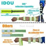 IDOU High Visibility Reflective Bands for Active Wear