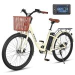 Viribus 7-Speed Step-Through Electric Bike for Women