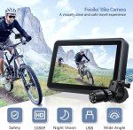 FEISIKE 4.3" HD Bike Handlebar Mirror