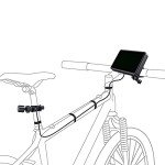 FEISIKE 4.3" HD Bike Handlebar Mirror